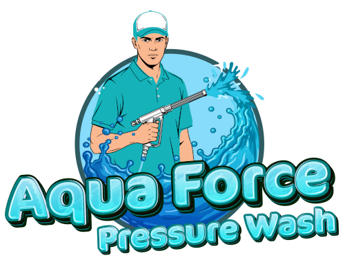 Aqua Force Pressure Wash Logo - Navigation